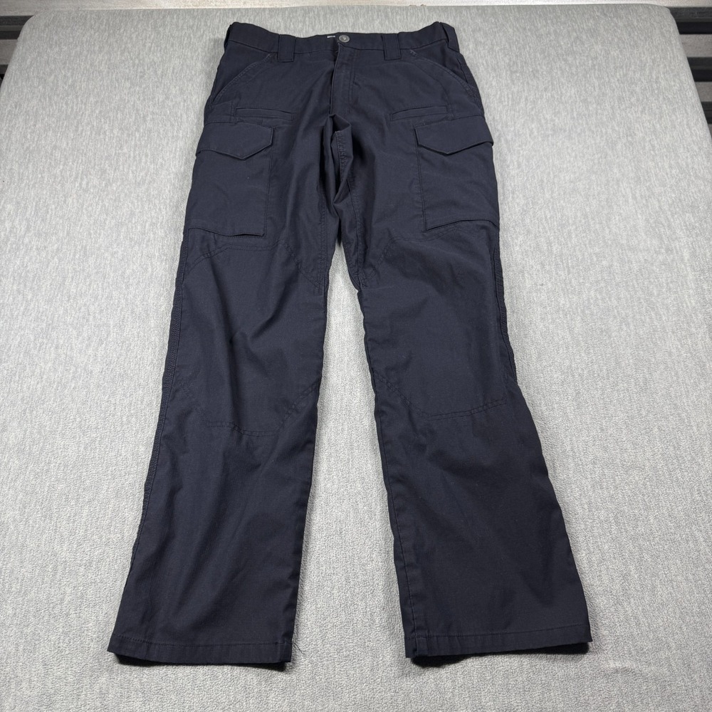 First Tactical Pants Mens 32x32 Black Cargo Utility Tactical Work Ripstop Pocket